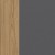 Light Wood Frame / Graphite Front / Graphite Desk - Pre-Order +$200.00