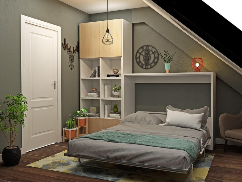 Double Fold Queen Murphy Wall Bed