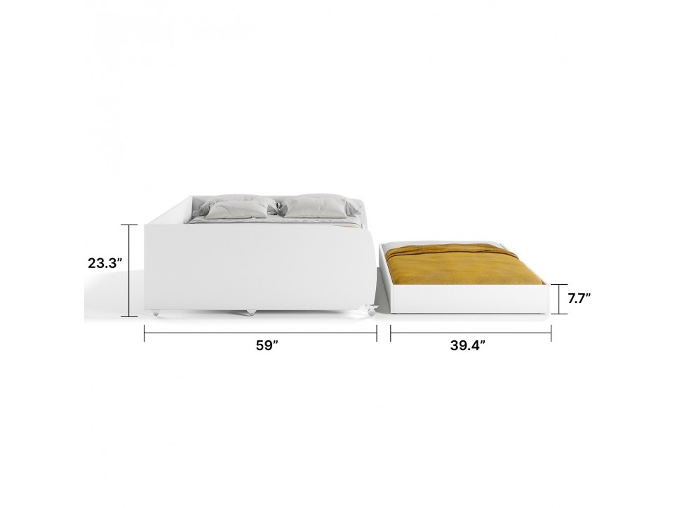 Full/Full XL Sofa Bed with Trundle