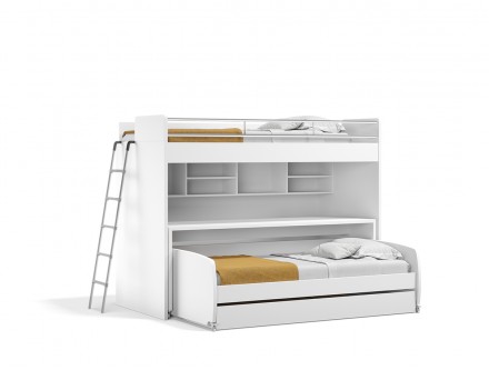 NEW Bel Mondo Twin Over Twin/Twin XL Bunk Bed Set