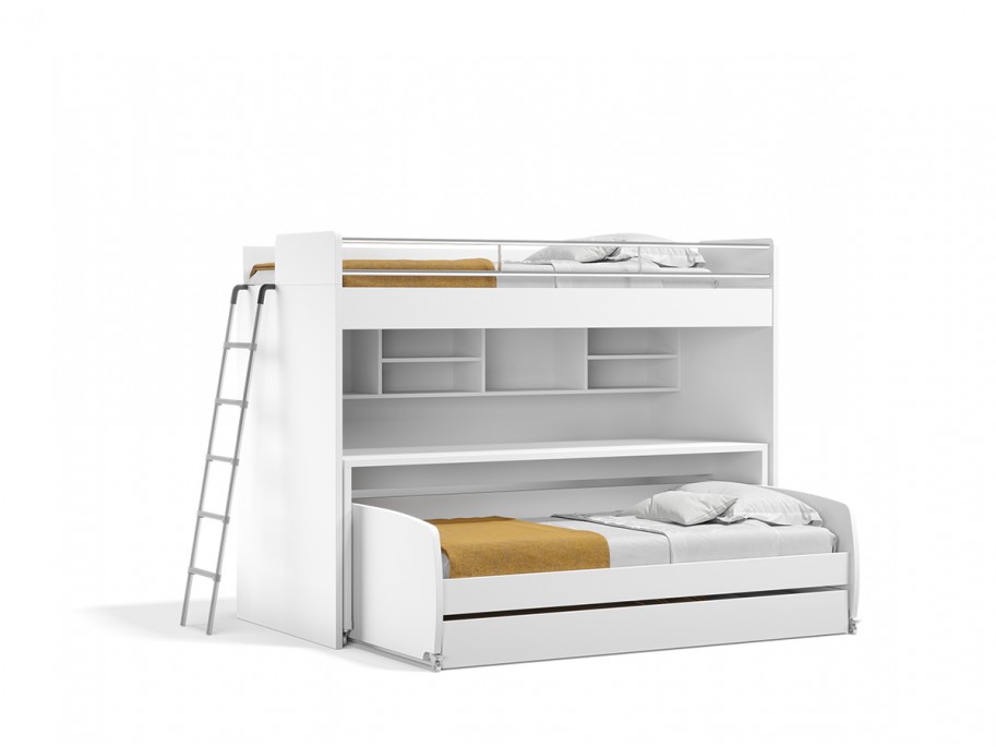 NEW Bel Mondo Twin Over Twin/Twin XL Bunk Bed Set