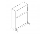 Royal collection Free Standing Wall Bed Support Kit 